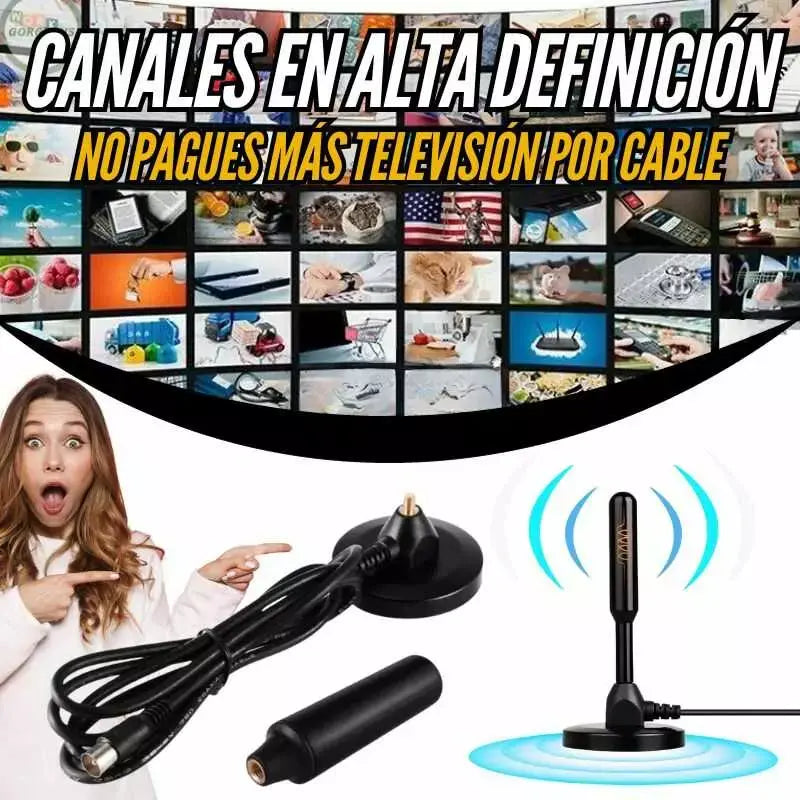 TELEVISIÓN GRATIS FULL HD 4K CON NUESTRA ANTENA TDT📡