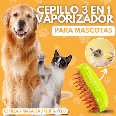 ¡Vapor y Cuidado 3 en 1! La Solución definitiva para el Pelaje de tu Mascota. 🐾