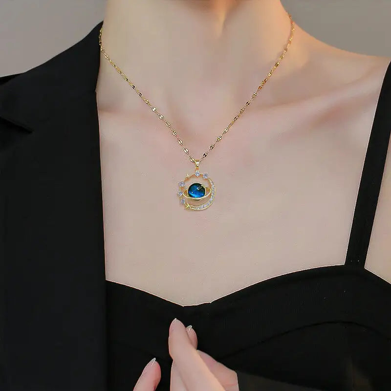 Brilla con Elegancia y Belleza con el Collar Saturno