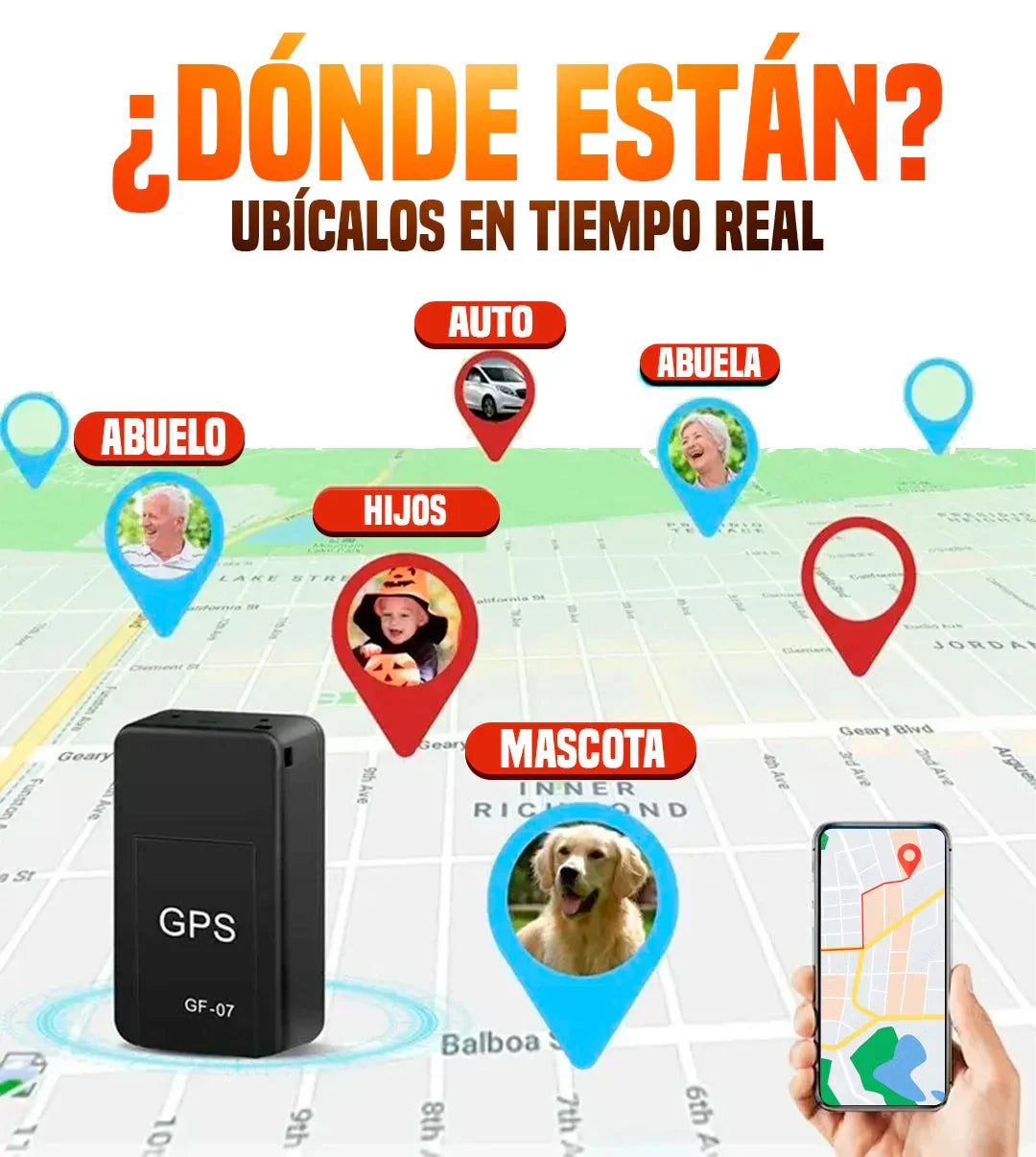 Vigila tus seres queridos y pertenencias con nuesto Mini GPS + Sim Card Entel 1GB