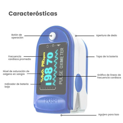 Saturómetro Oxímetro De Pulso, Salud y Bienestar